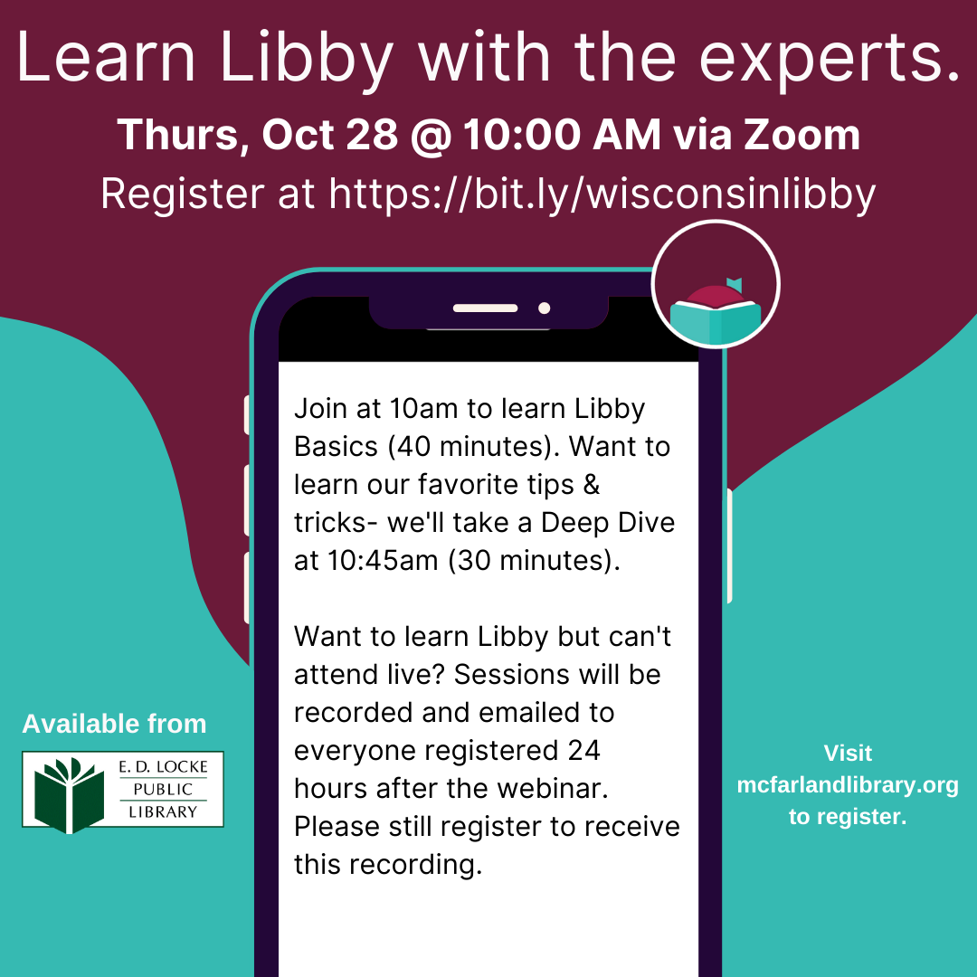 Learning Libby with the Experts E.D. Locke Public Library